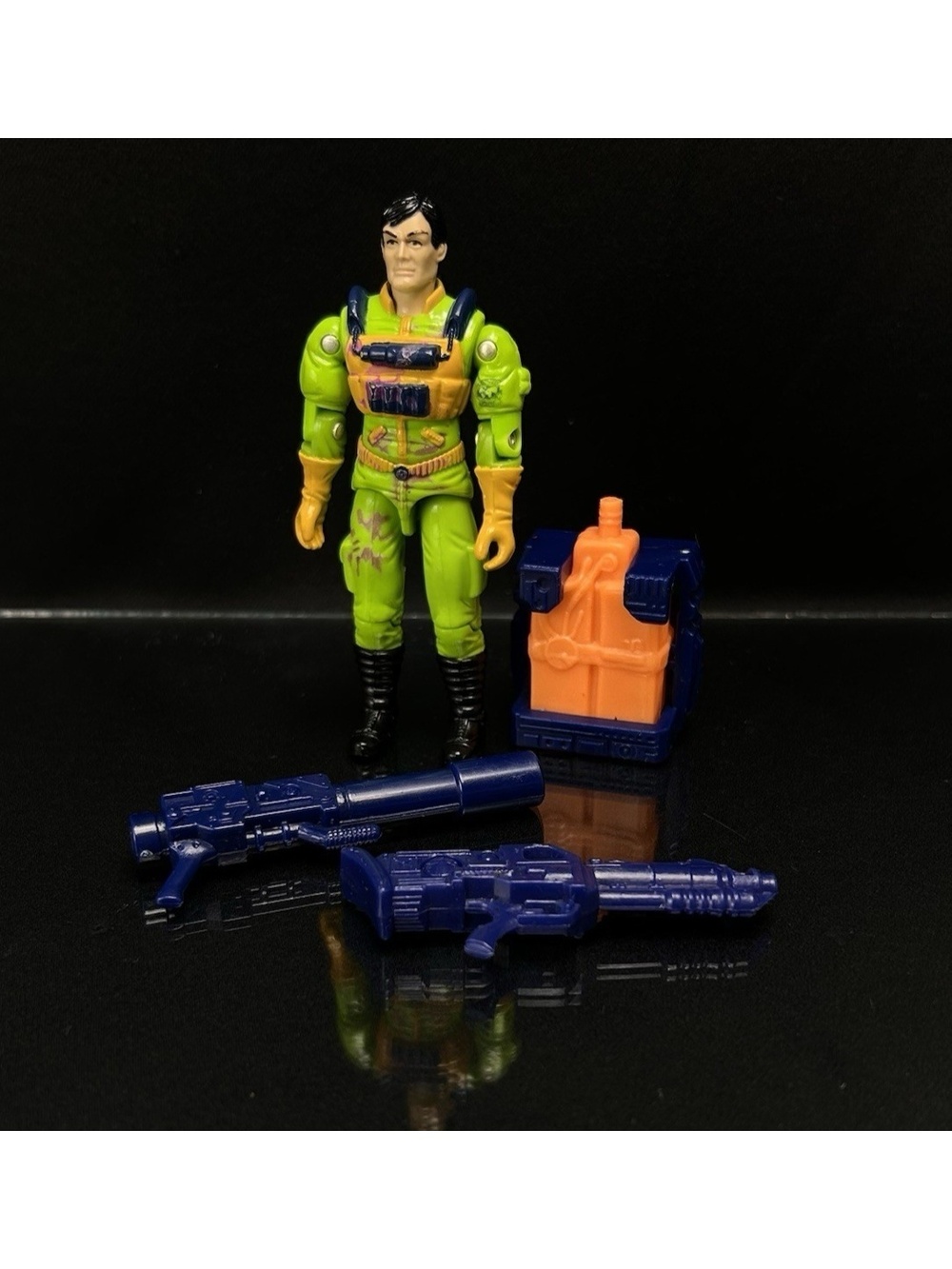 Vintage GI Joe 1991 Flint v3 Eco Warrior Incomplete